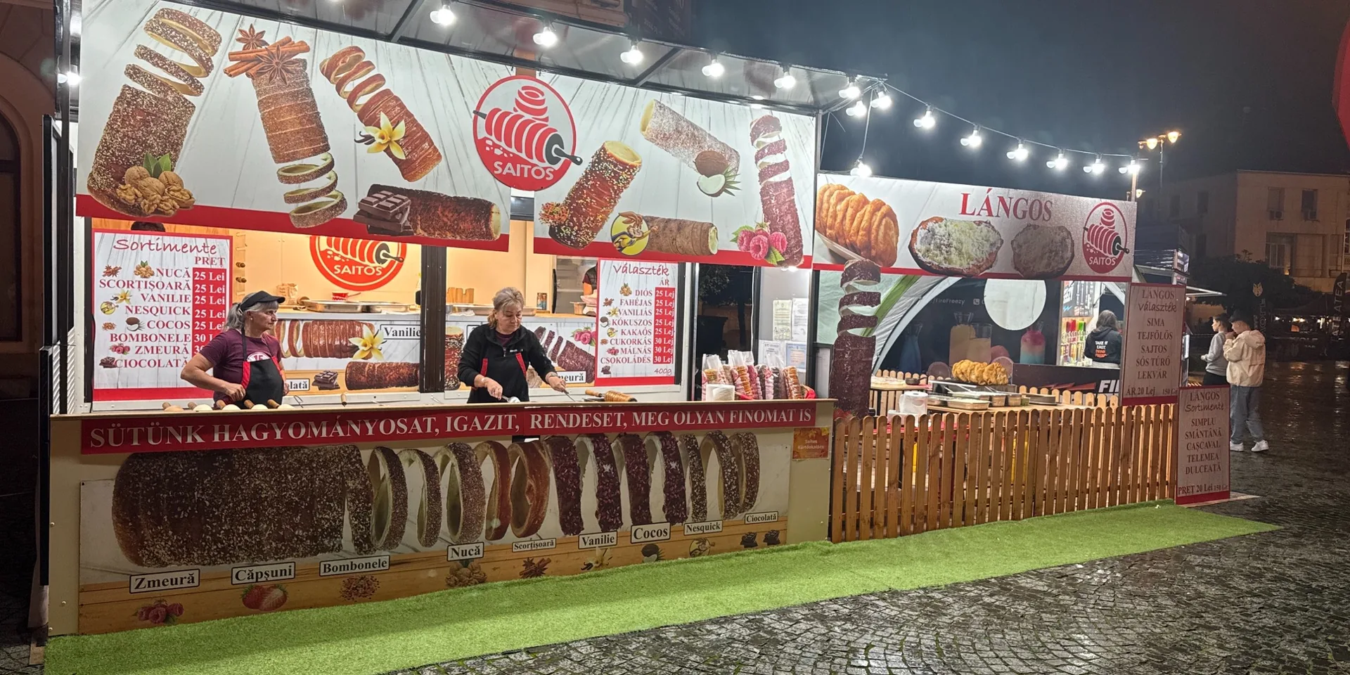 Atelierul mobil SAITOS pentru kürtőskalács